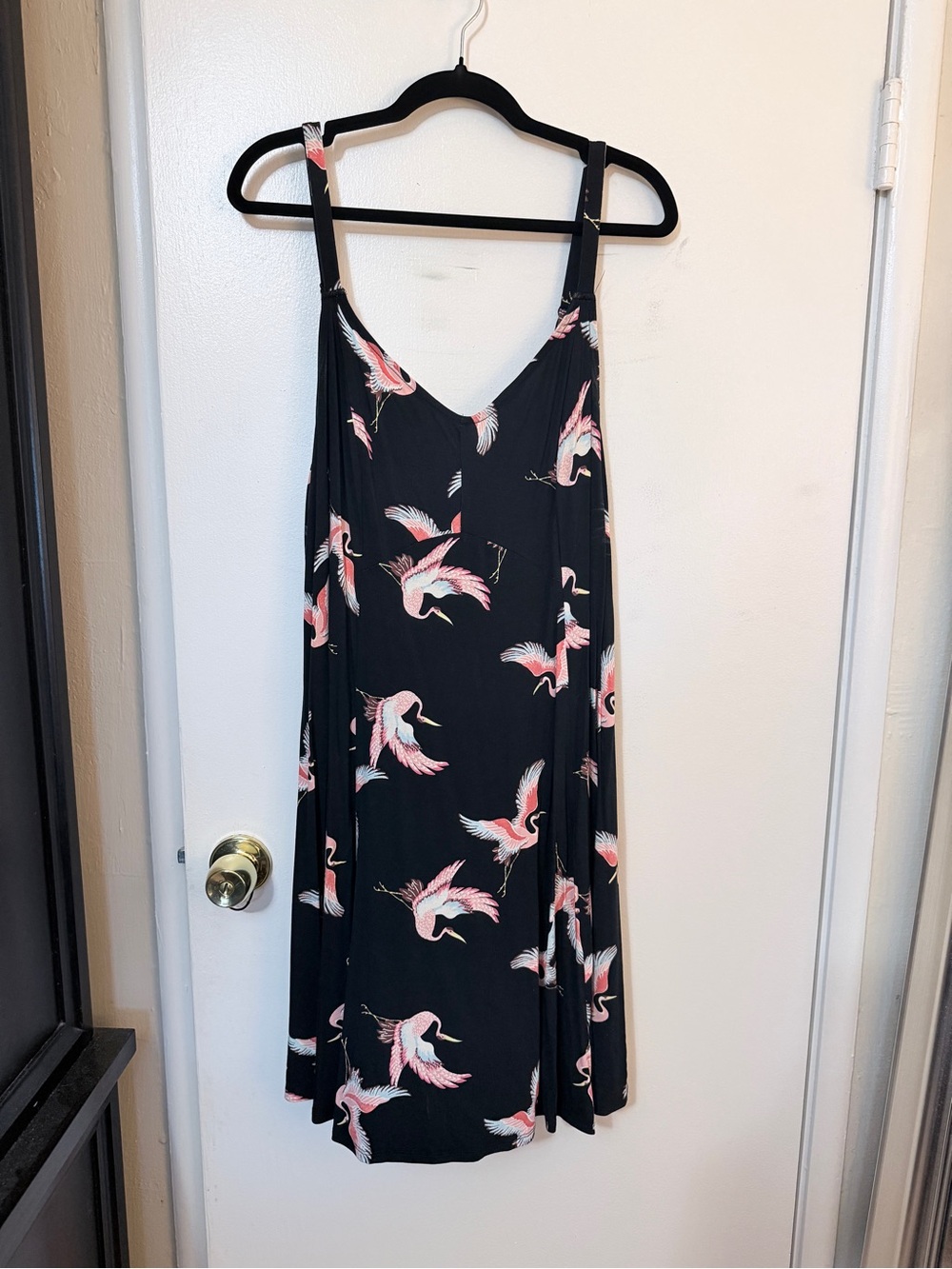torrid black Knit dress with Pink Accent